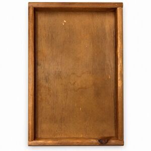 Hearth & Hand Magnolia Wood Serving Tray 16 x 11 in Raised Edge